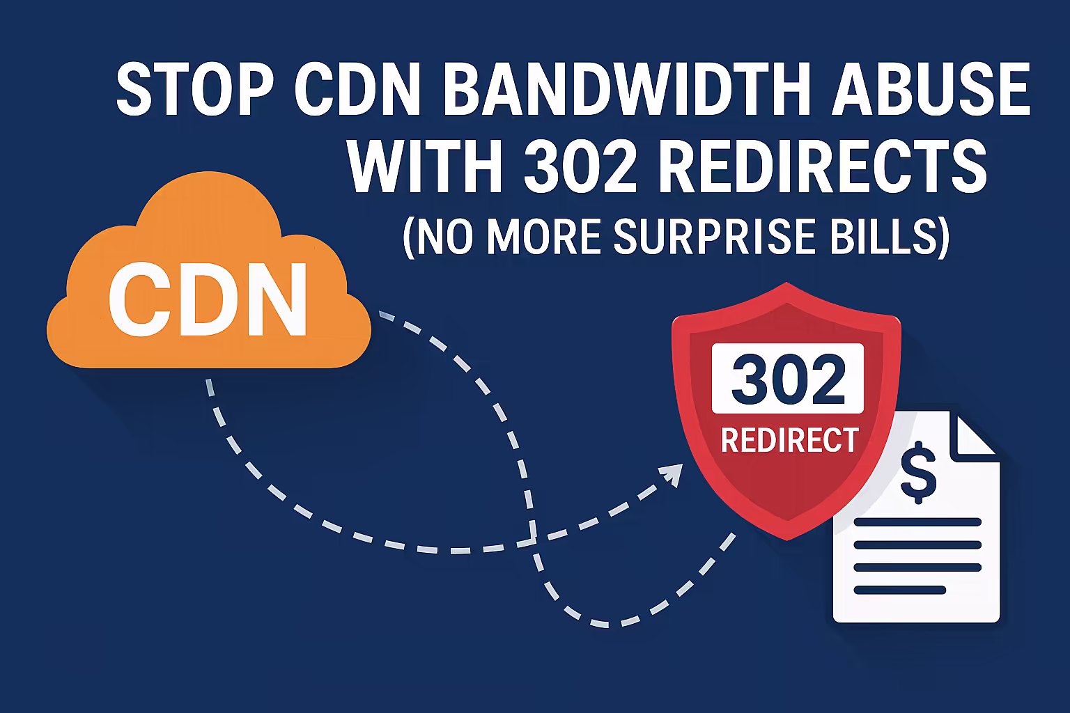 Stop CDN Bandwidth Abuse with 302 Redirects