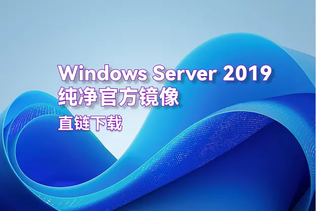 Windows Server 2019 纯净官方镜像｜直链下载